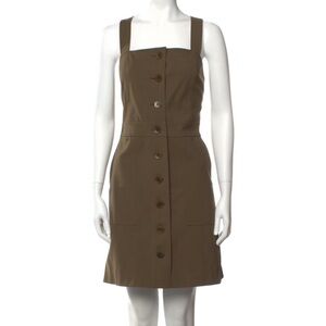 Tibi Square Neckline Mini Dress